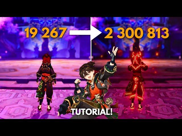 F2P:- Gaming 2.3 Million DMG Nuke Tutorial [Genshin Impact]