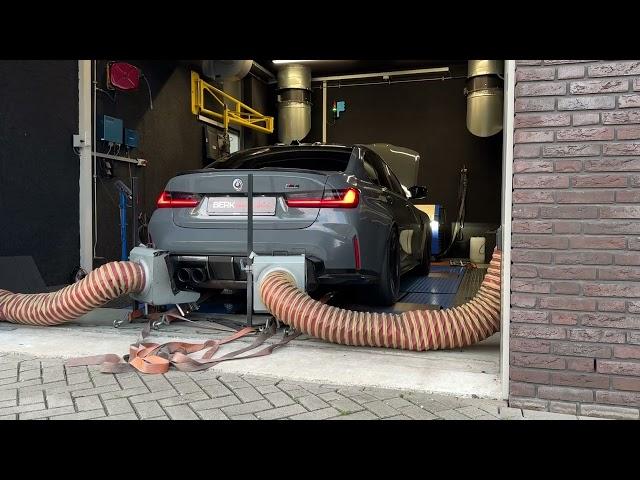 SOUNDCHECK BERK EXHAUST SINGLE MIDPIPE & SPORTCATS BMW M3 G80 722HP & 900NM