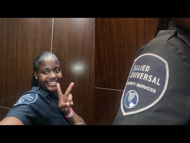 Day In The Life As A Female Security Guard At Allied Universal pt2 | Discussing Pay