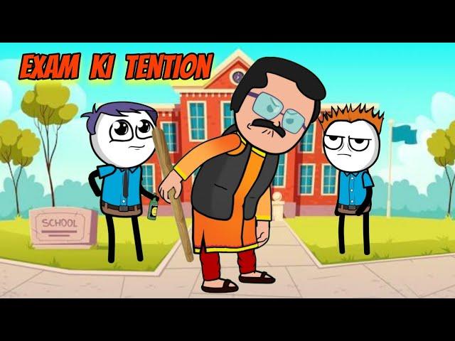 EXAM KI TENTION| Tweencraft Cartoon| @anim__vinnu