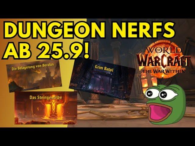 Dungeon Nerfs ab Mittwoch #worldofwarcraft #thewarwithin