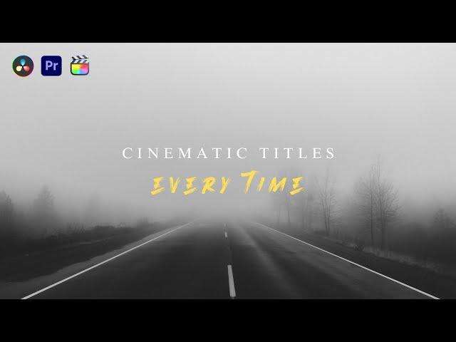 Cinematic Titles: 5 Easy Rules (How To)