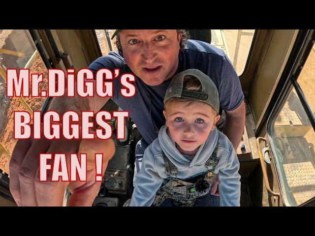 Mr.DiGG's BIGGEST Fan drives the TRASH Compactor!