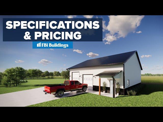 Pole Barn Garage Specs & Cost!