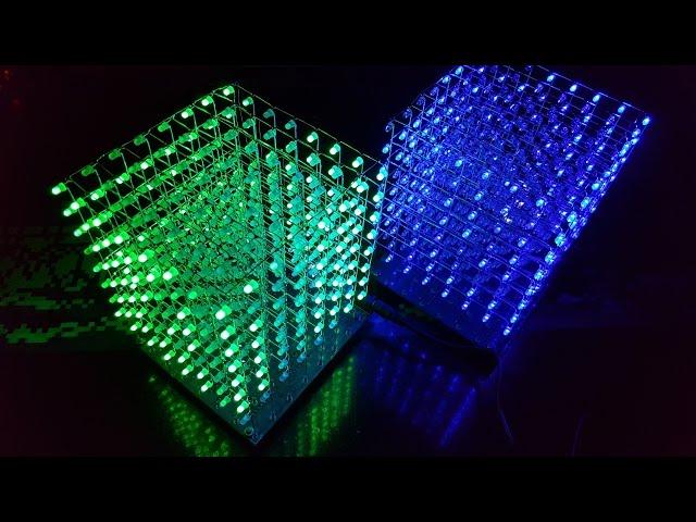 How to build the 8x8x8 LED Cube kit from Ebay - part 2 - the LED grids