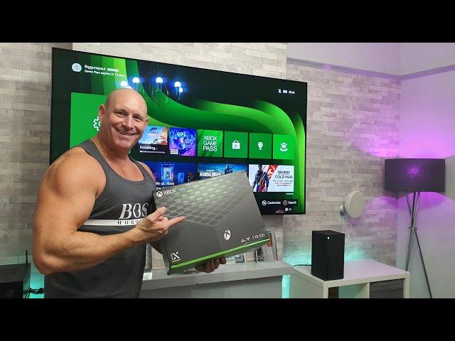 Xbox Series X unboxing & setup with LG CX OLED