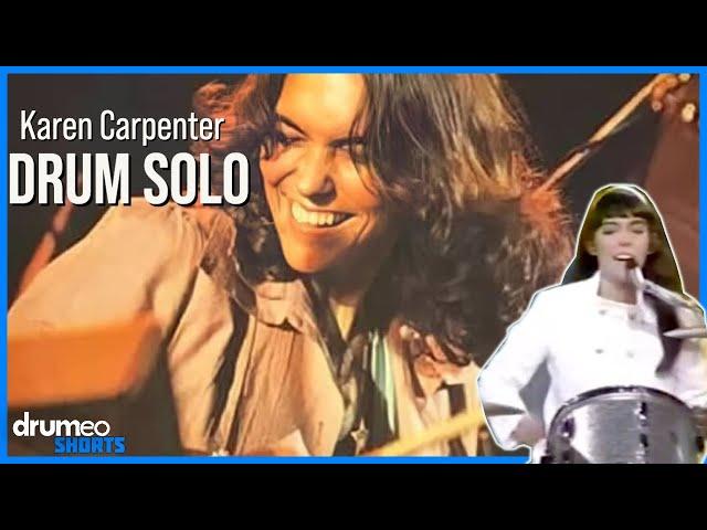 Drum solo by 18-year-old Karen Carpenter (1968) #shorts