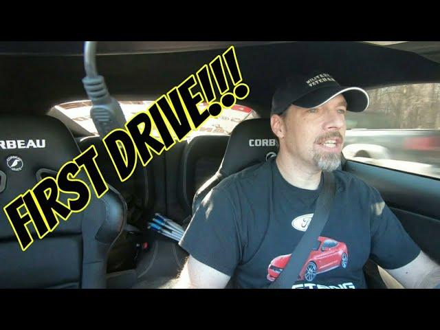 First drive!!! T56 Magnum XL swapped, coyote powered 2016 Mustang GT, project Stepchild!