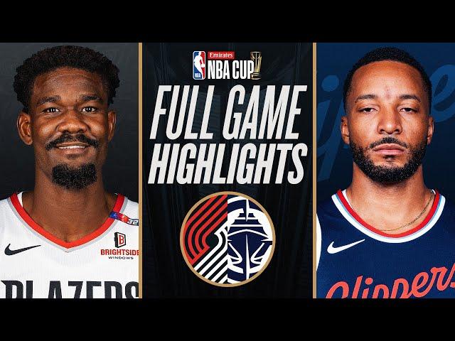 TRAIL BLAZERS at CLIPPERS | EMIRATES NBA CUP  | FULL GAME HIGHLIGHTS | December 3, 2024