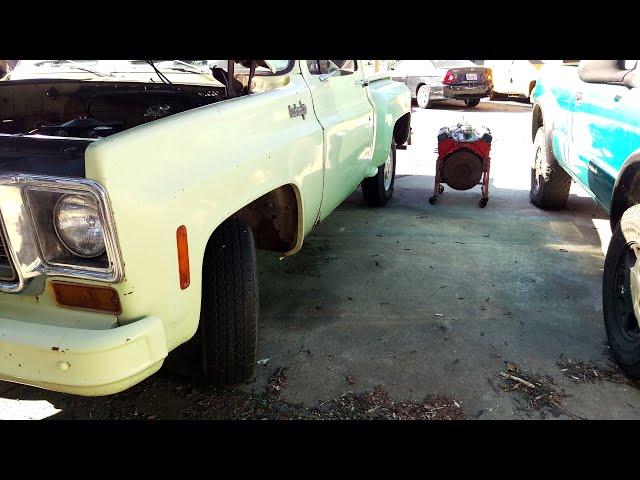 da Solo Garage - ep.70: DAN'S 1974 Chevrolet C10 I6-250 to V8-350 Engine Swap - Feb 2019 - Jan 2020