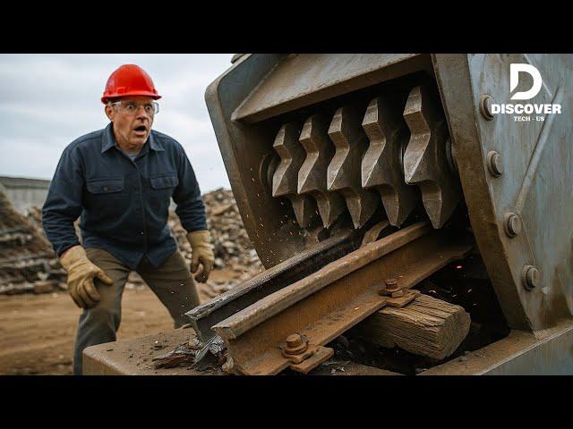 Most Insane Shredding Machines That Destroy Everything! | Discover Tech - US #20