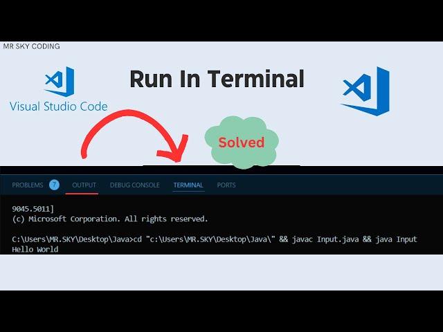 How to Run program In VS Code Terminal | Run Your Program In Terminal | VS code Setting