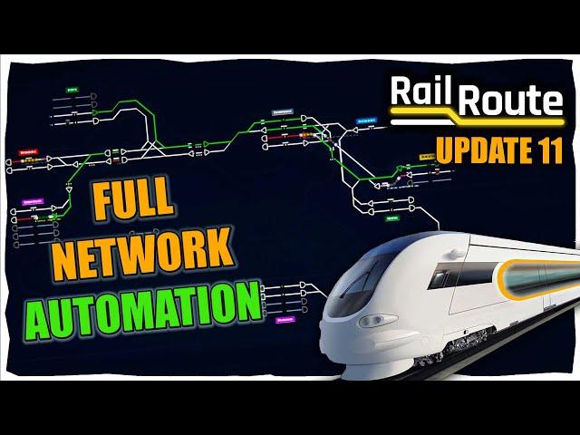 Fully Automating My Train Network With Signals in Rail Route