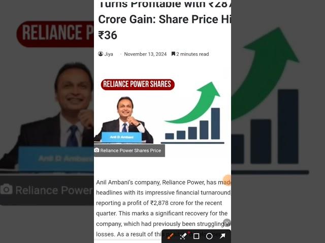 Reliance Power Share | #rpowershare #shortsfeed #finyoedge