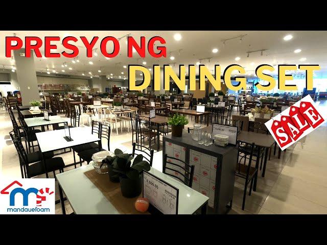 PRESYO NG DINING SET sa MANDAUEFOAM