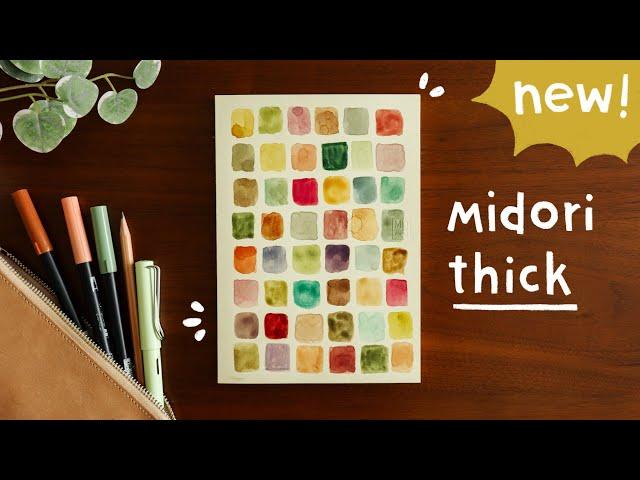 NEW! Midori Thick Notebook Review | New Favorite Sketchbook?