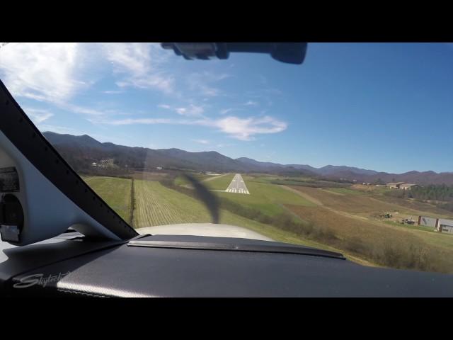 VIEWS FROM THE COCKPIT: Piper Matrix Mountain Crosswind Landing at 1A5