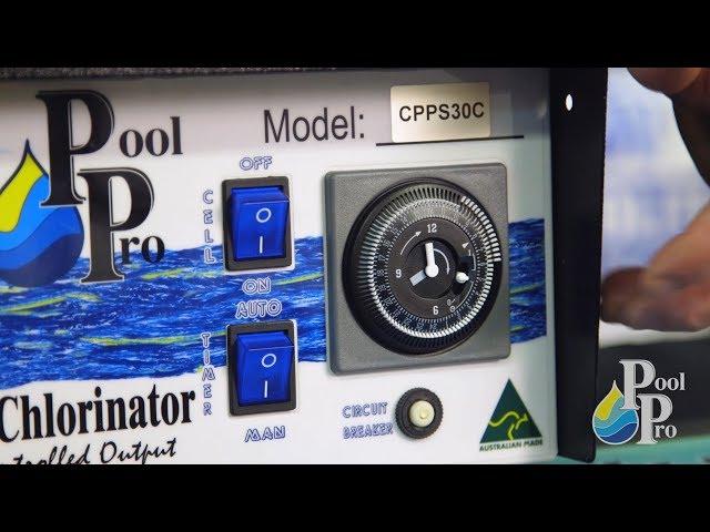 How to set the timer on your Pool Pro CPP & CPPS Chlorinator