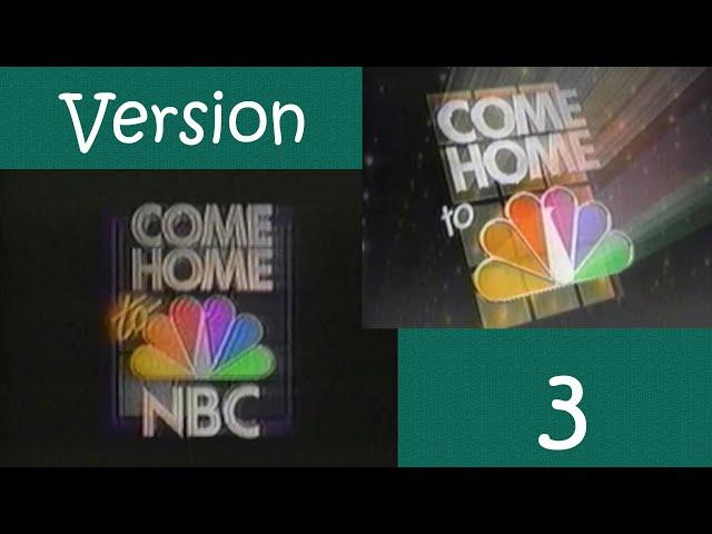 [Version 3] Local "Come Home to NBC" Promos and Station IDs from the 1986-87 and 1987-88 Seasons