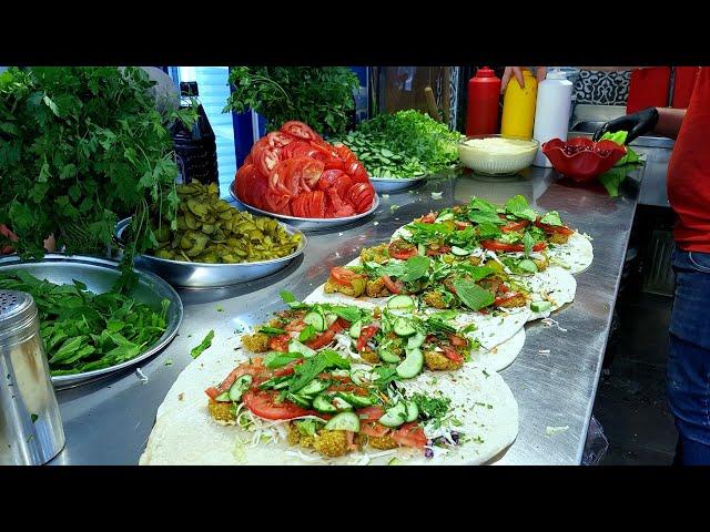 falafel Araibis is fearr in Iostanbúl | falafel Siria | bia sráide Tuircis