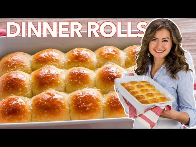 The Best Fluffy DINNER ROLLS Recipe