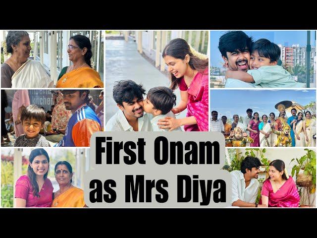 Happy Onam | Onam as a Wifey | Diya Krishna