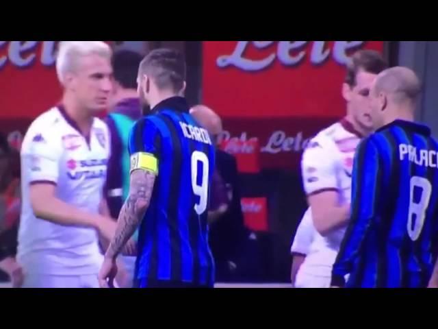 Maxi Lopez refuse Handshake of Mauro Icardi Inter vs Torino 2016