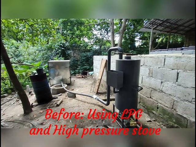 Changing my burner from Lpg to Diesel for mushroom fruiting bag steaming