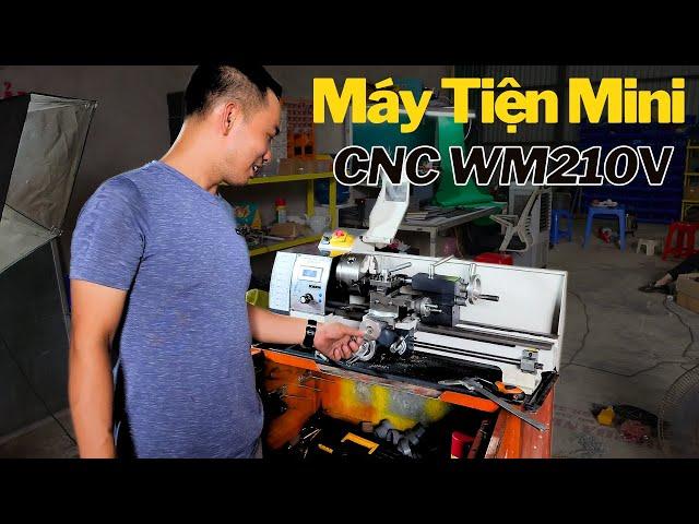 Review Máy Tiện Kim Loại mini WM210V mới | NAM THỢ MÁY