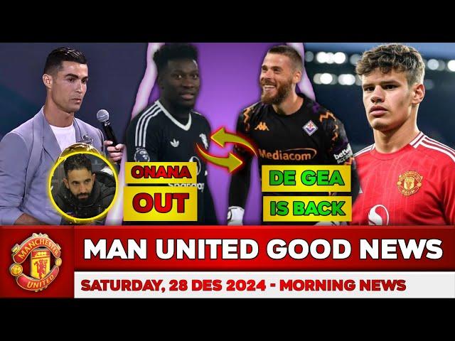 DAVID DE GEA IS BACK ?? ONANA IS WORTHY TO OUT  MANCHESTER UNITED NEWS TODAY  MAN UNITED TRANSFER