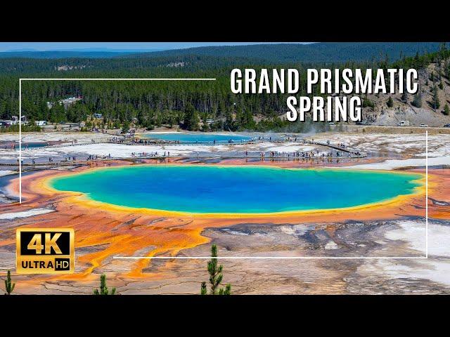 Grand Prismatic Spring at Midway Geyser Basin | Yellowstone National Park