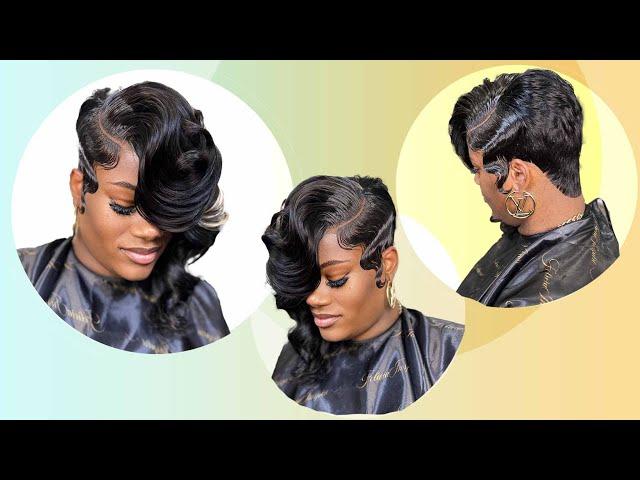 How To Lace Closure Quickweave With Fingerwaves Tutorial |