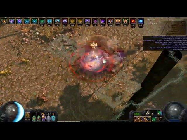 Path of Exile Grand Vortex Village Ruin T12 Double Boss rip