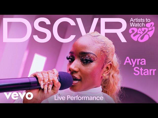 Ayra Starr - Rush (Live) | Vevo DSCVR Artists to Watch 2023