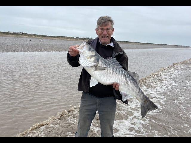 Fish 0f A Lifetime!! Double Figure Bass. Sea Fishing Brean Beach Bristol Channel Shore April 2023