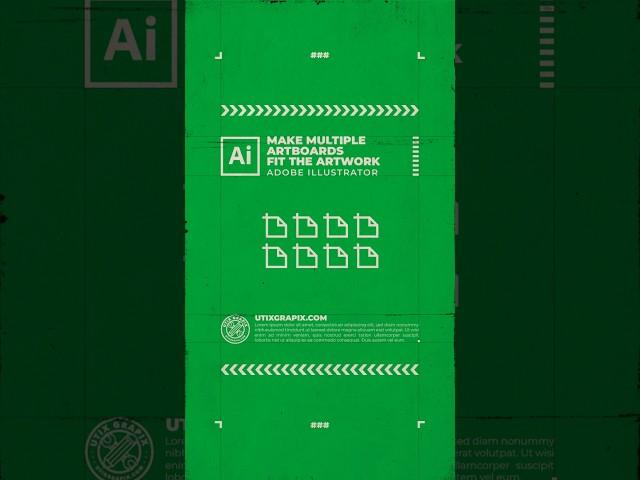 Make multiple artboards fit the Artworks in Adobe Illustrator