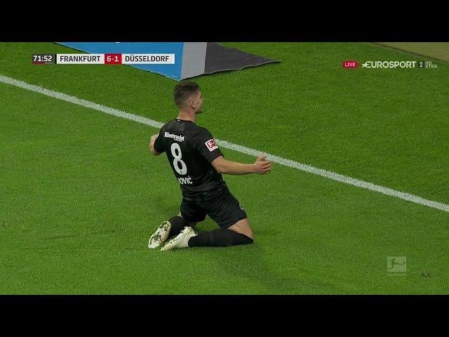 The Match That Made Madrid Buy Luka Jovic - Scores 5 Goals 