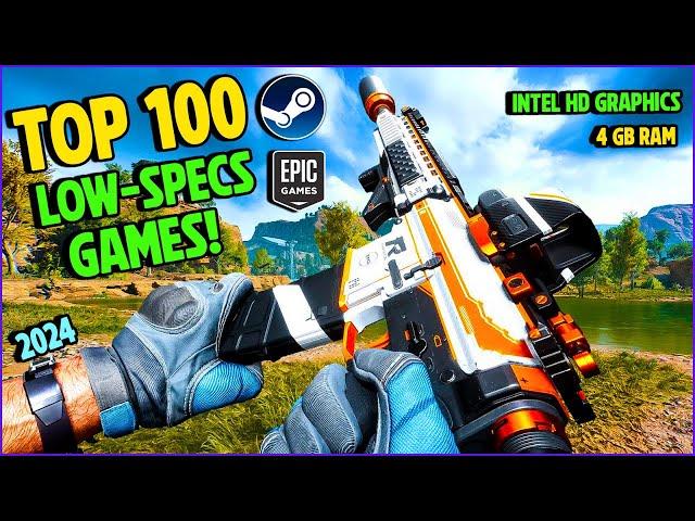 100 BEST PC Games to Play on Low End PC/Laptop - 2024 (Intel HD Graphics)