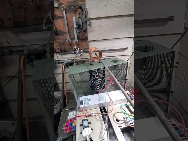 Amazon 2500w diy induction forge pt4 #machinery #diy #blacksmith #machinist #alchemy #engineering