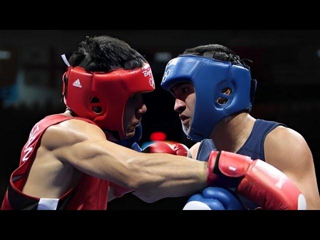 Beijing-2008. 1/4 Final. Bakhyt Sarsekbayev (KAZ)    (UZB) Dilshod Makhmudov -69kg.