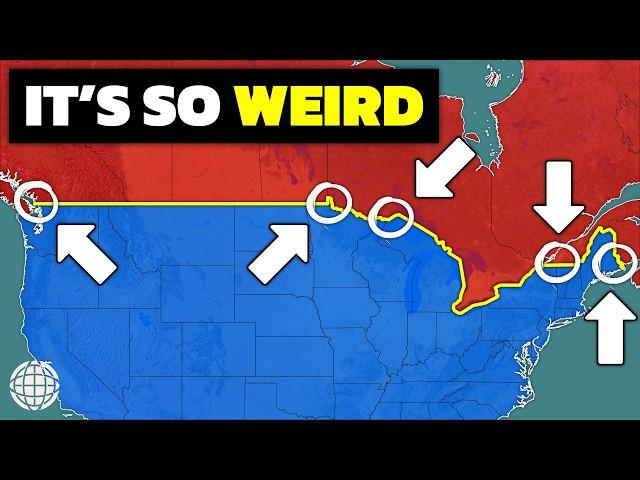 Why The US-Canada Border Is So Weird