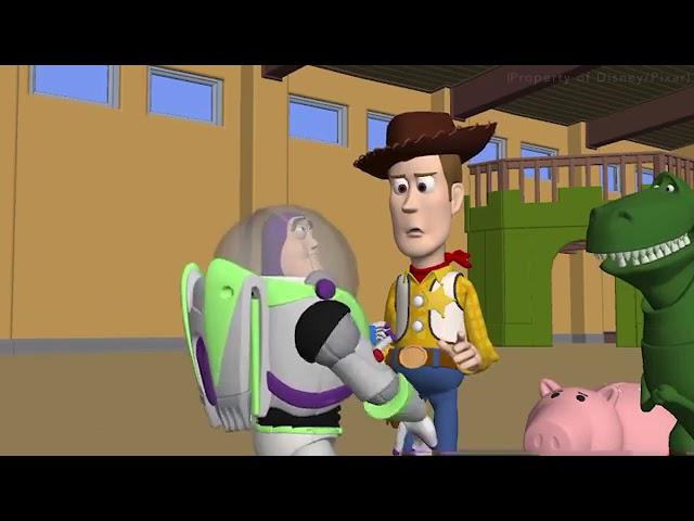 |TOY STORY 3| Spanish Buzz Scene Progression Comparison