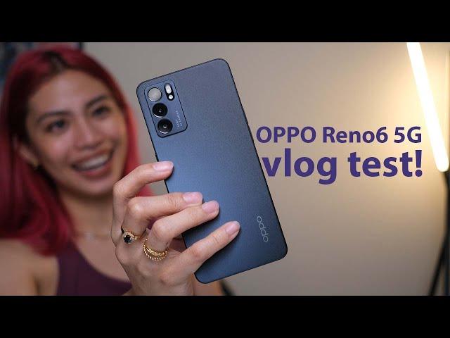 OPPO Reno6 5G CAMERA vlog test + social media test!