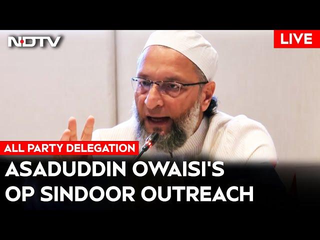 Asaduddin Owaisi LIVE | All Party Delegation | AIMIM | Owaisi In Bahrain | Asaduddin Owaisi News