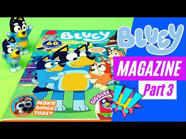 Part 3 BLUEY Magazine  | Books & crafts | Bluey Books & Games | Disney Jr | ABC Kids️