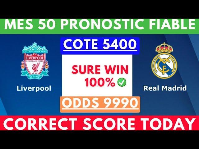 PRONOSTIC FOOT:MES PRONOSTIC FOOTBALL AUJOURD'HUI (football prediction ) CORRECT SCORE|SCORE EXACT