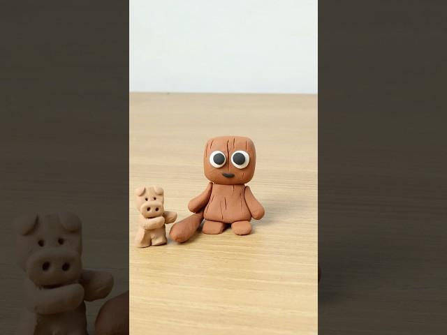 Cute I made Tung Tung Tung Sahur #tungtungtungsahur #cute #clay