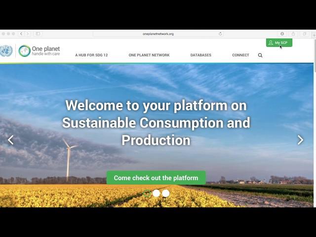Quick Guide to the One Planet Network Annual Reporting - 2018