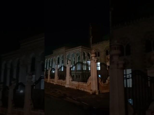 جامع أبو حنيفة الشهباء ليلاً حلب الشهباء