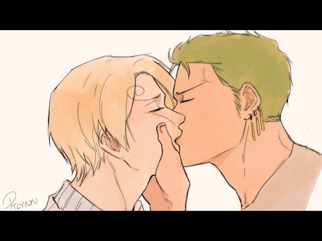 Zosan kiss [Zoro x sanji]